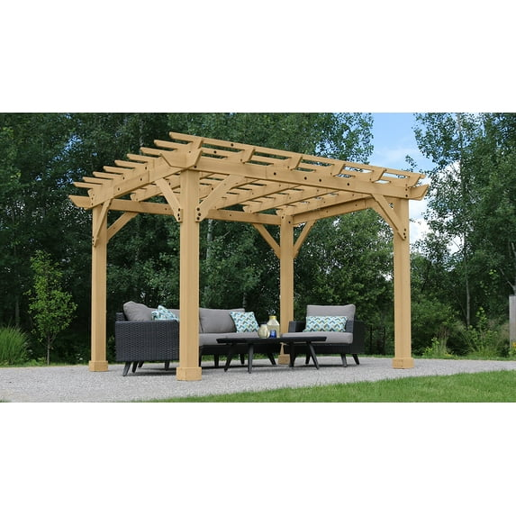 Yardistry 10' x 12' Meridian Cedar Pergola