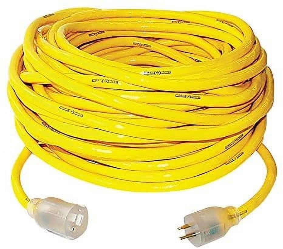 Yellow Jacket Outdoor 50 ft. L Yellow Extension Cord 10/3 SJTW