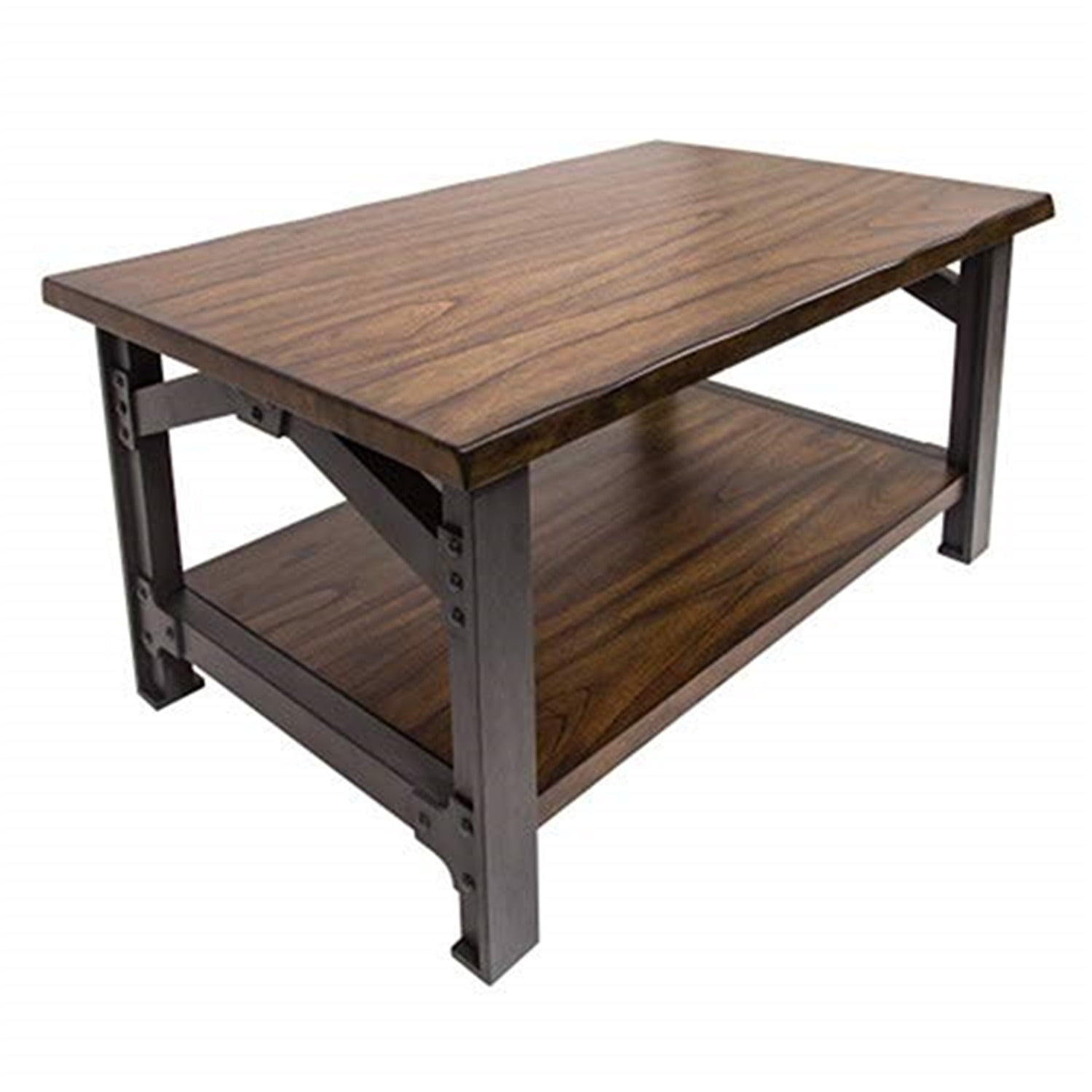 Yosemite Bethel Park Coffee Table in Graphite Gray and Brown