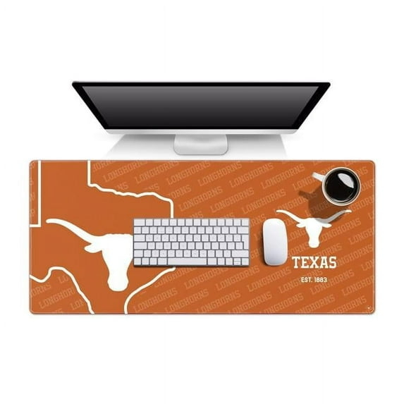 YouTheFan  35.4 x 15.7 in. Texas Longhorns Logo Desk Pad