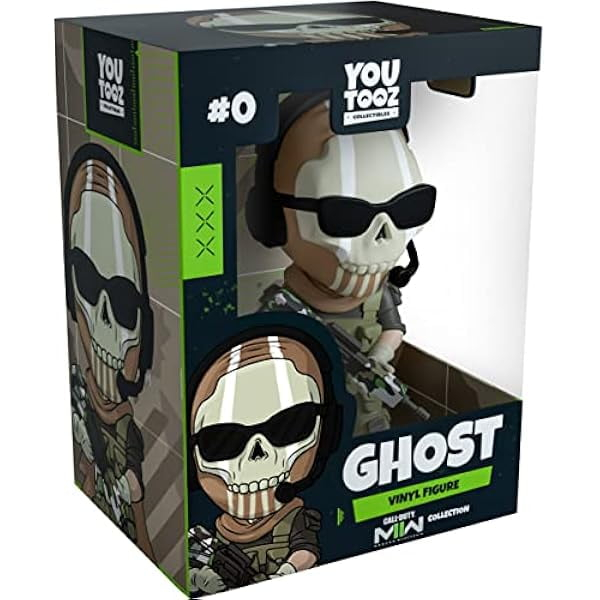 Youtooz Ghost 4.6" Vinyl Figure, Official Licensed Collectible Ghost from Call of Duty: Modern Warfare 2, Video Game Figure by Youtooz Modern Warfare 2 Collection