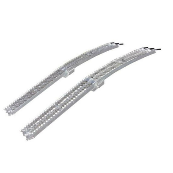 Yutrax TX107 XL Folding Arch Ramps - Pair - 12in.x89in. Open, 12in.x44.5in. Closed