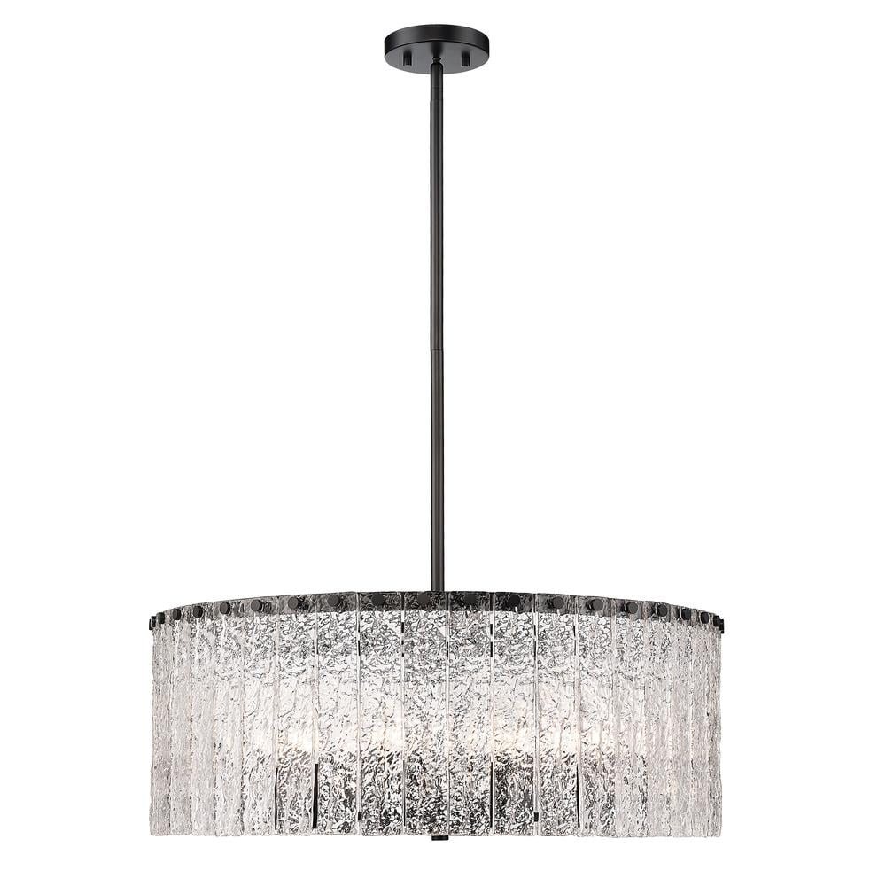10 Light Pendant In Contemporary Style-11 Inches Tall And 26.75 Inches Wide-Matte Black Finish Z-Lite 1943P26-Mb
