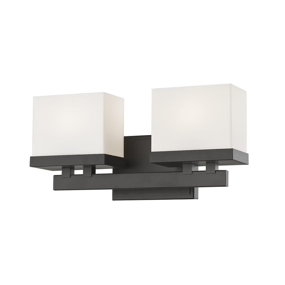 2002F10-BN-Z-Lite-Sonna - 2 Light Flush Mount in Seaside Style - 10.75 Inches Wide by 5 Inches High