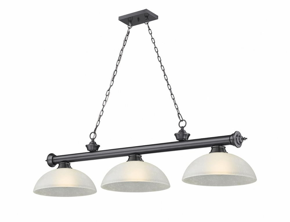 Z-Lite Cordon 3 - Light Chandelier in  Bronze Plate
