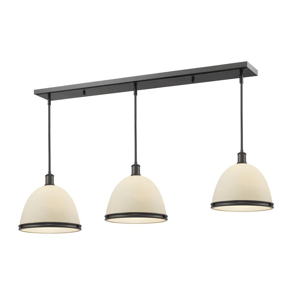 Z-Lite Dealey 3 - Light Chandelier in  Heirloom Brass
