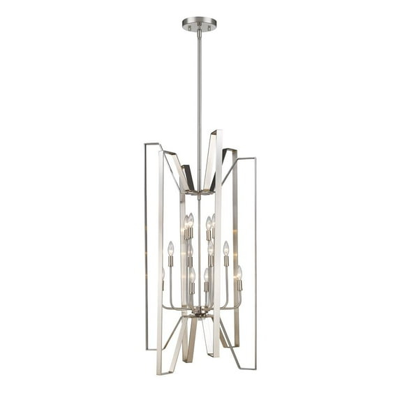 Z-Lite 4000-12 Marsala 12 Light Pendant - Nickel