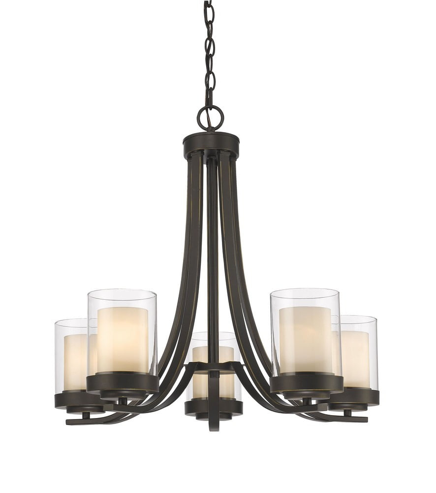 Z-Lite Willow 5 - Light Chandelier in  Olde Bronze