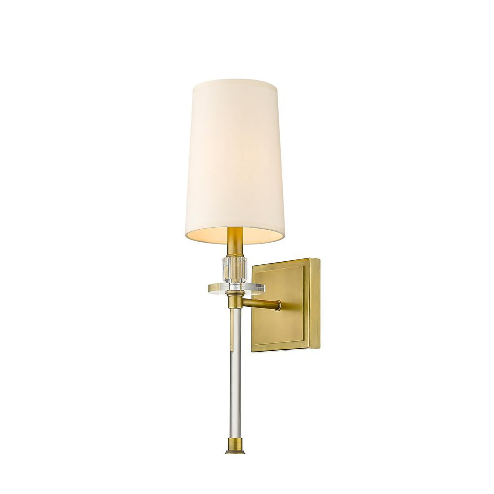 Z-Lite Sophia 1 - Light Wall Light in  Rubbed Brass
