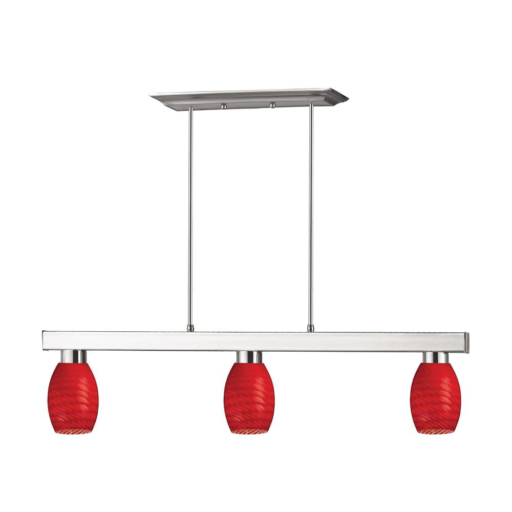 Z-Lite - Amon - 3 Light Flush Mount in Traditional Style - 15 Inches Wide by 8.5
