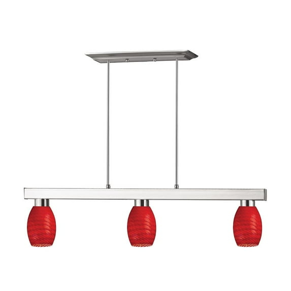 Z-Lite - Amon - 3 Light Flush Mount in Traditional Style - 15 Inches Wide by 8.5