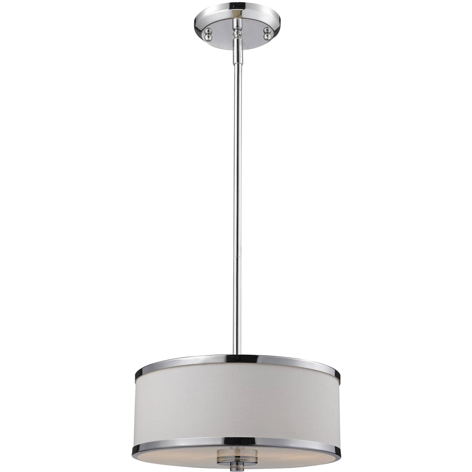 Z-Lite Cameo 2-Light Pendant, Chrome