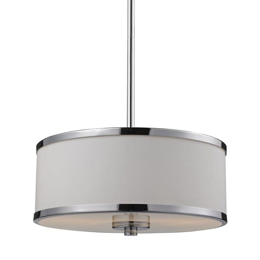 Z-Lite Cameo 2-Light Pendant, Chrome