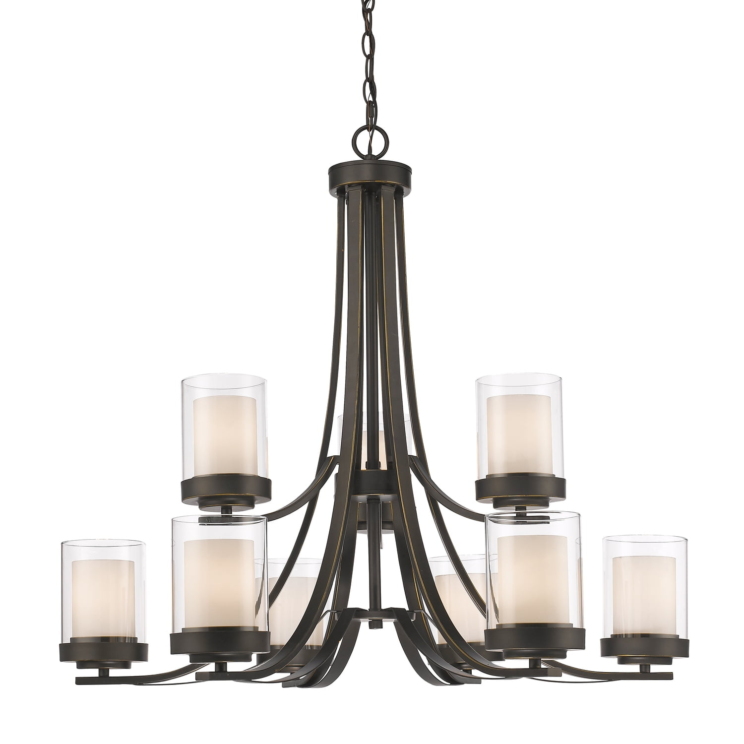 Z-Lite Willow 9 - Light Chandelier in  Olde Bronze