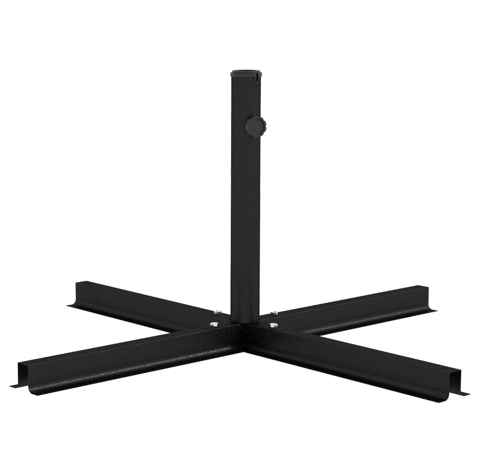 Westin Outdoor Heavy Duty Patio Umbrella Cross Brace Stand, Black