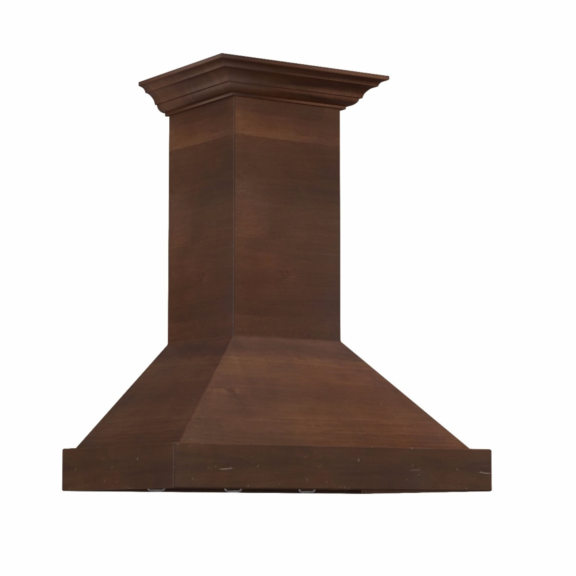 ZLINE 36" Convertible Vent Wooden Wall Mount Range Hood in Walnut