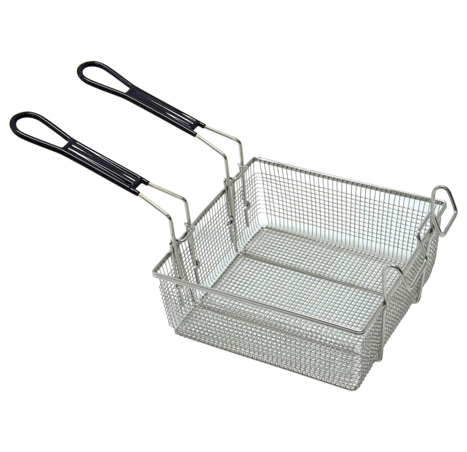 ZRQarq 700-189 Double Fryer Basket Fits 4-gal & 9-gal Stainless Bayou Fryers Features Cool Touch Handle Wire Mesh Basket Perfect For Frying Fish Shrimp Chicken Onion Rings Hushpuppies and Fries