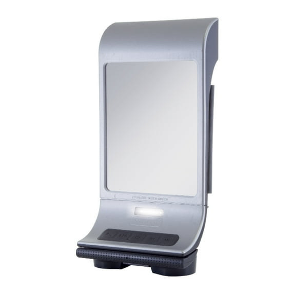 Zadro Fogless Lighted Shower Mirrors w/ Wall Mount & Bluetooth Speaker