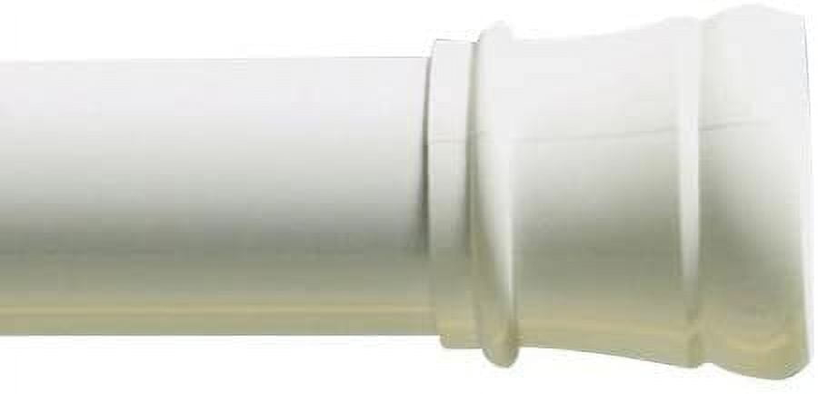 Zenna Home Tension Stall Shower Rod, 27"-40", White