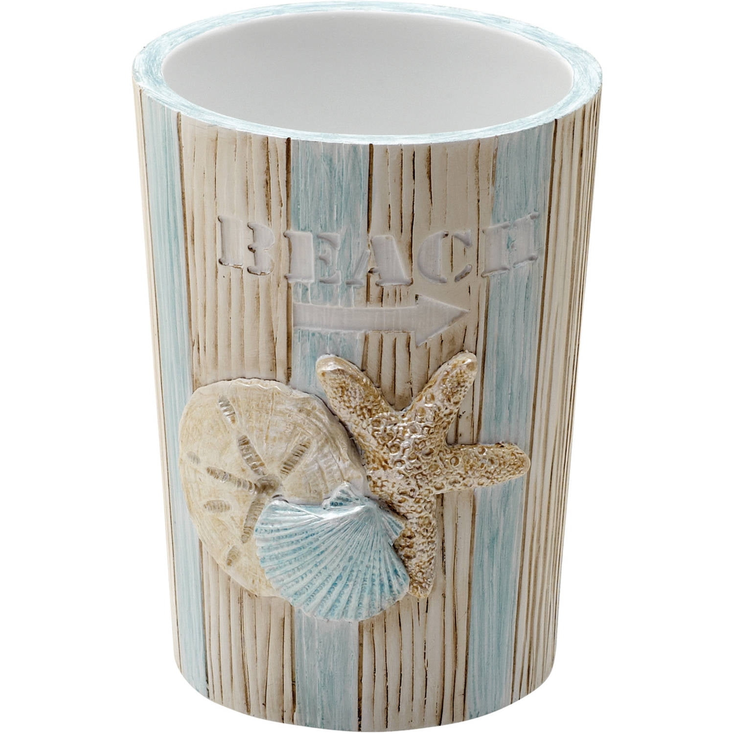 Zenna Home India Ink Seaside Serenity Tumbler, Coastal/Beach