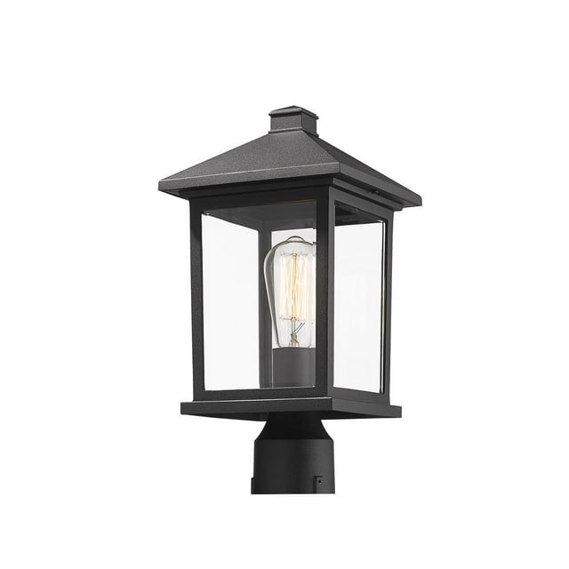 Z-Lite Portland 1 - Light Post Light in  Black