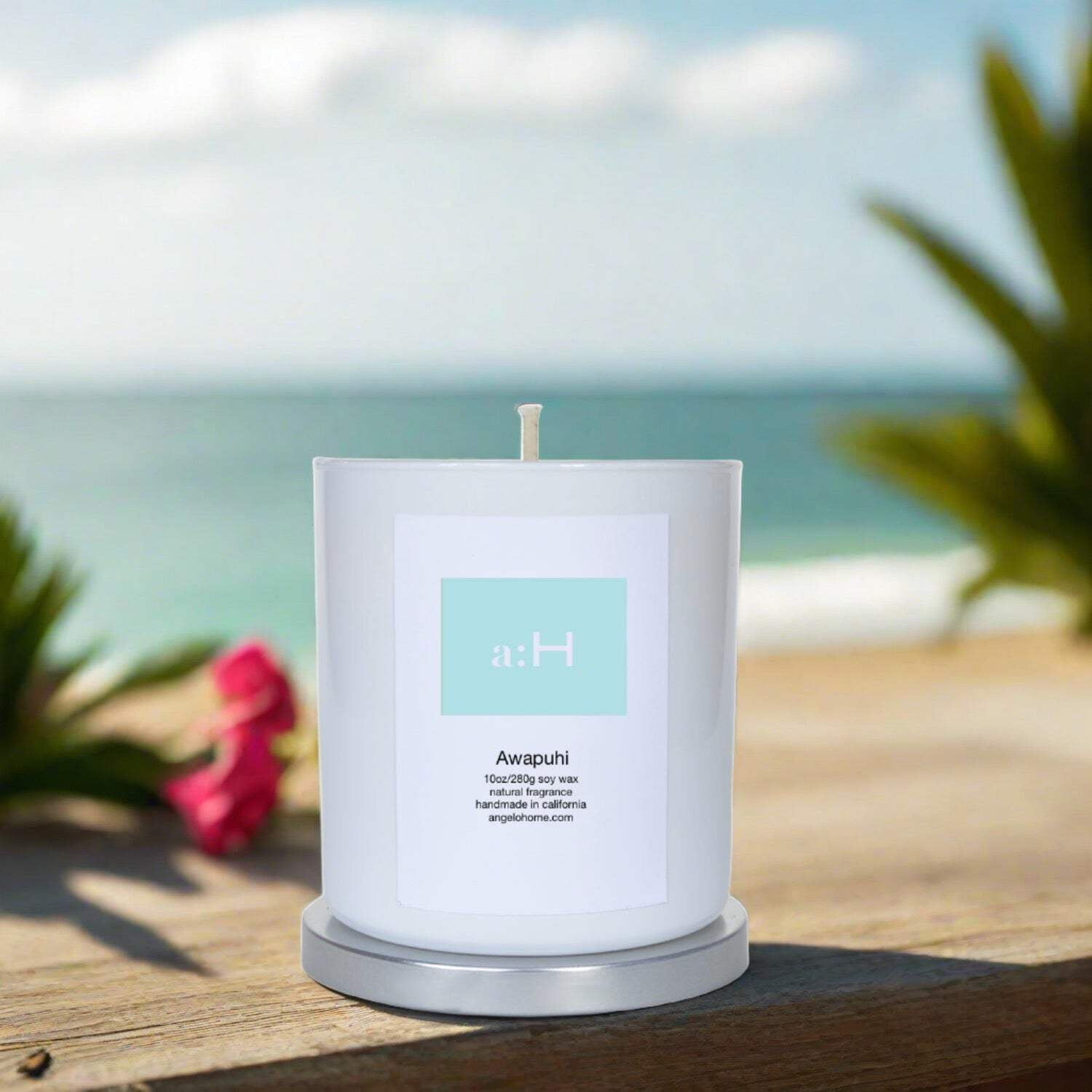 A:H Awapuhi Scented Tumbler Candle with Glass Holder