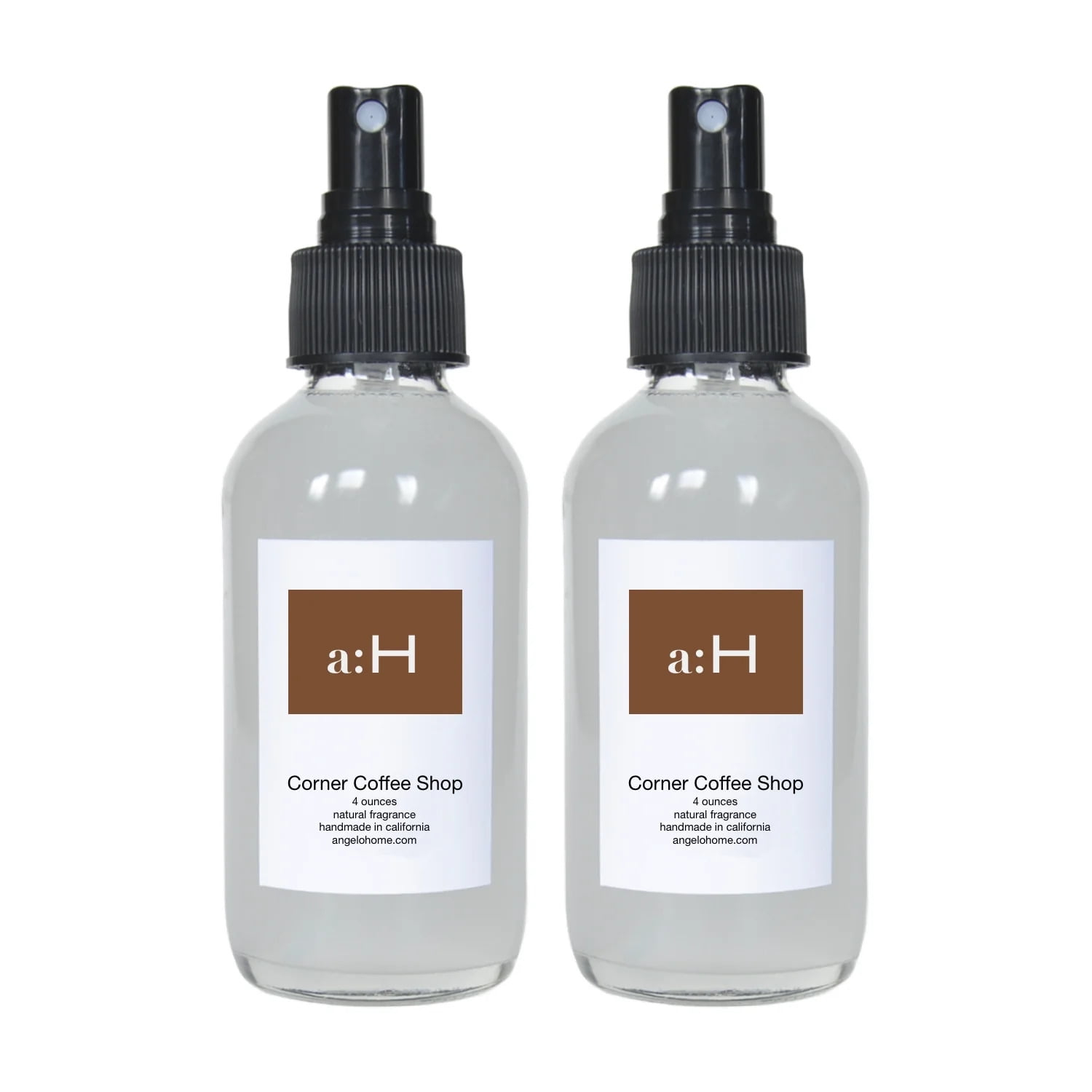 A:H Corner Coffee Shop Scented Candle And Room Spray Candle with Glass Holder