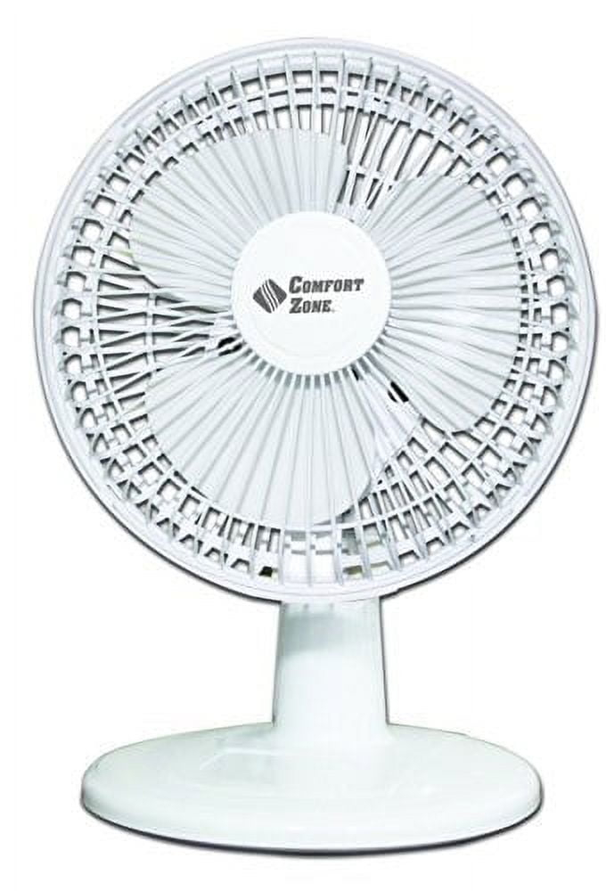 Comfort Zone 6 Inch Table Fan
