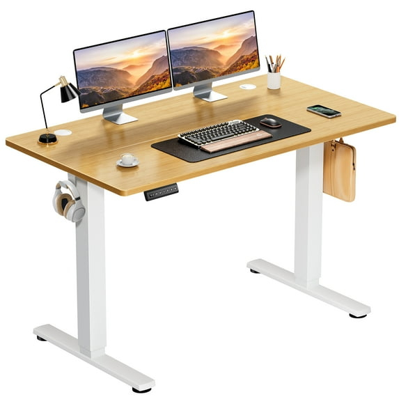 edx Electric Standing Desk, Height Adjustable Desk, 40 x 24 Inches Ergonomic Stand up Desk