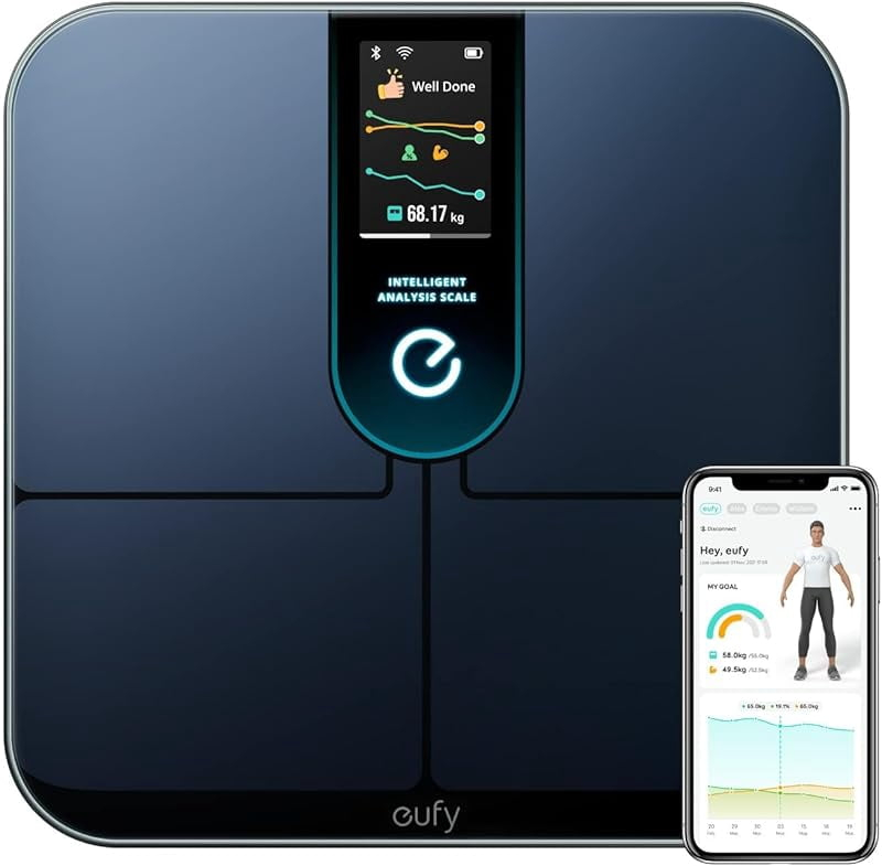 eufy P3 by Anker Wi-Fi Fitness Tracking Smart Scale, 400lb Capacity