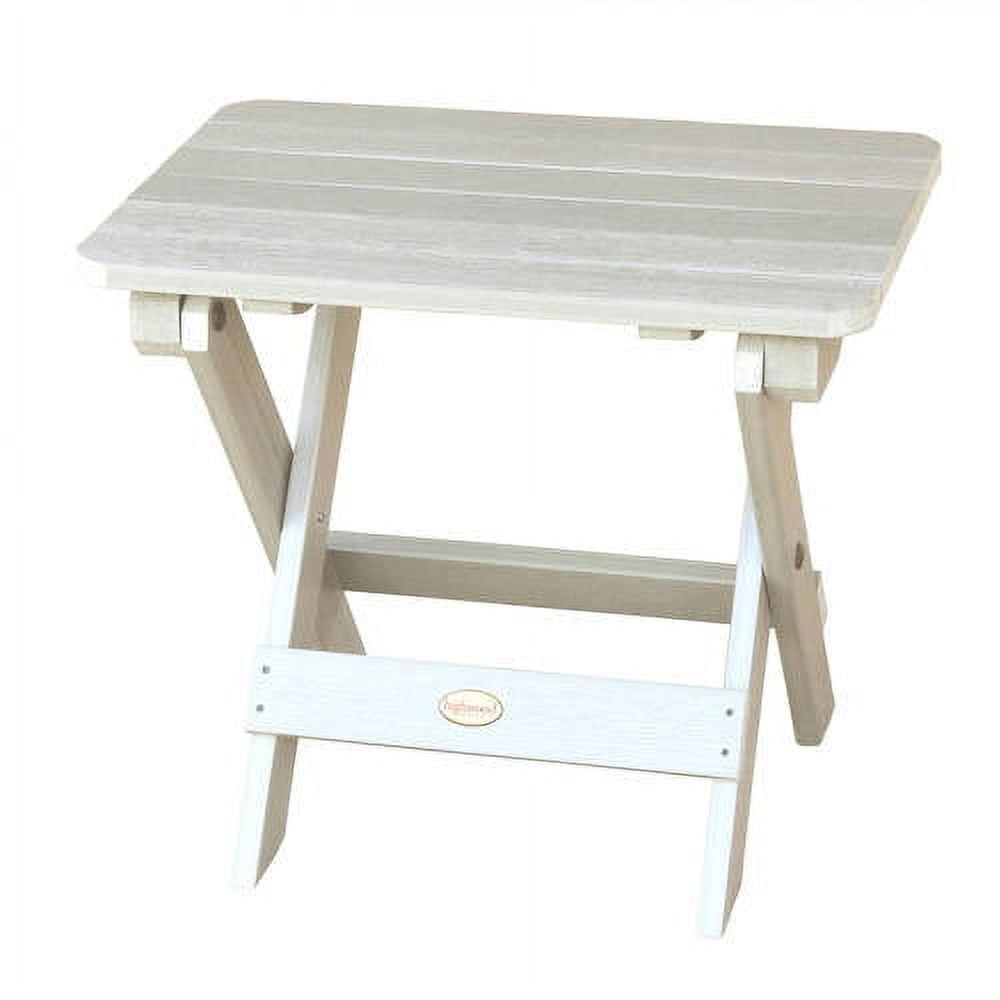 Highwood Folding Adirondack Side Table - 20" L x 13.8" W x 17.2" H, Outdoor, Eco-friendly, Synthetic Wood