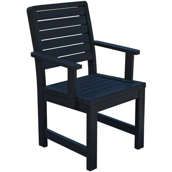 Highwood Weatherly Dining Chair - Dining Height, Outdoor, Eco-friendly, Synthetic Wood