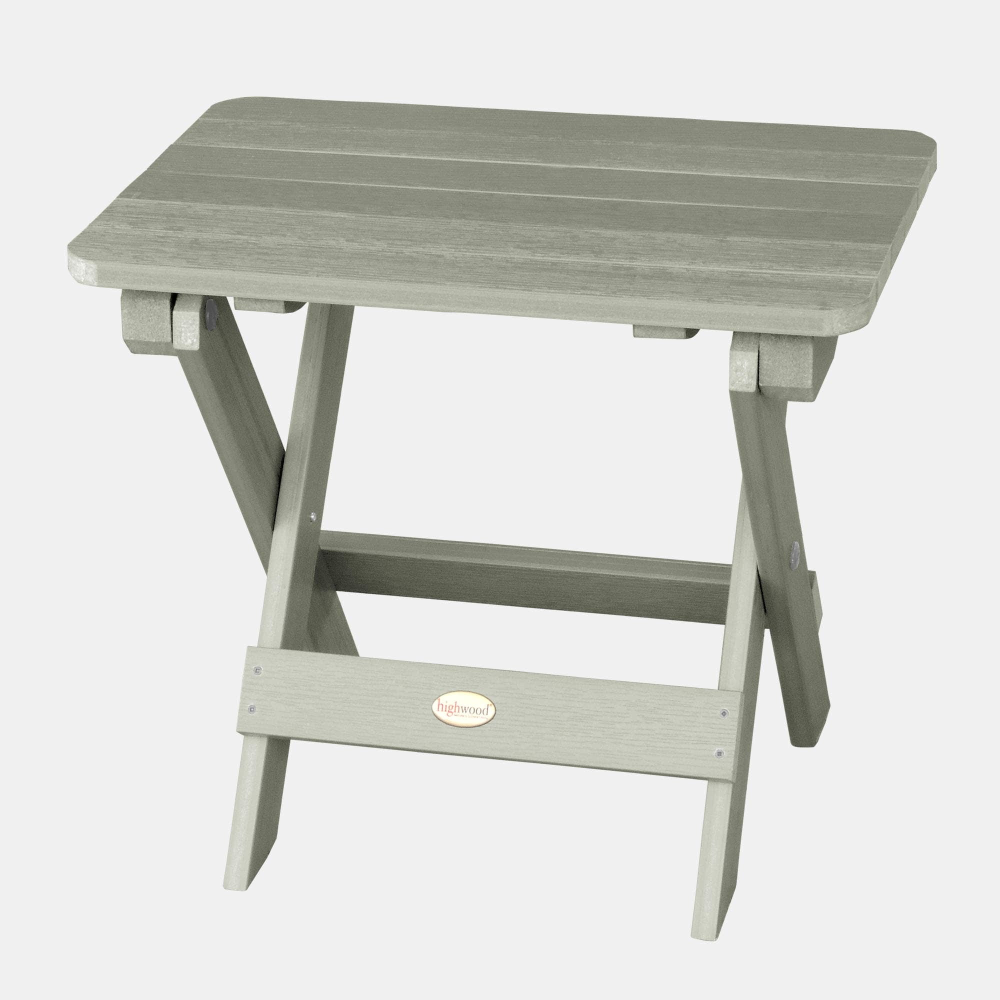 highwood  Outdoor Folding Adirondack Table Eucalyptus