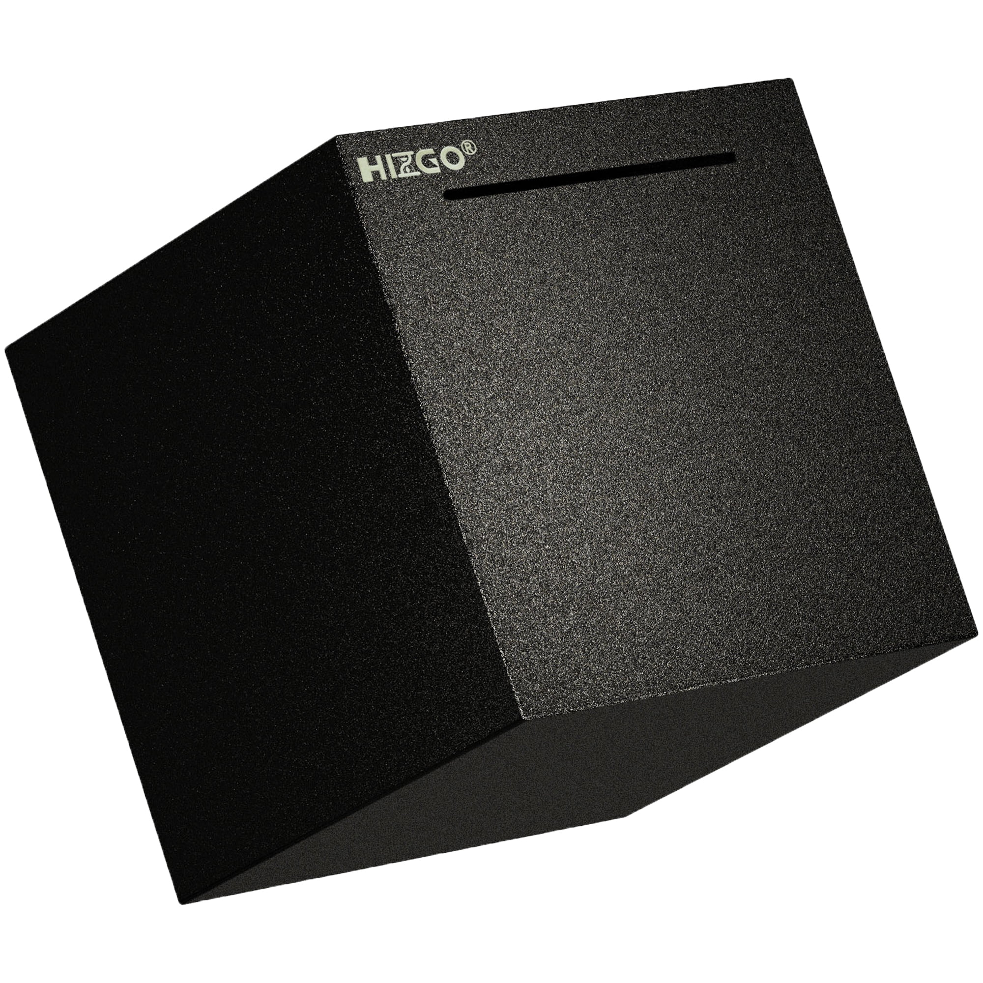 hizgo Adult Stainless Steel Piggy Bank,Coin Saving for Must Break to Open -Kids Money Saving Box (Black 4.72 inch)