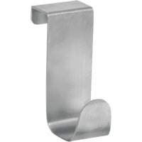 iDesign 29420 Towel Hook, Over-Cabinet, Brushed Stainless Steel