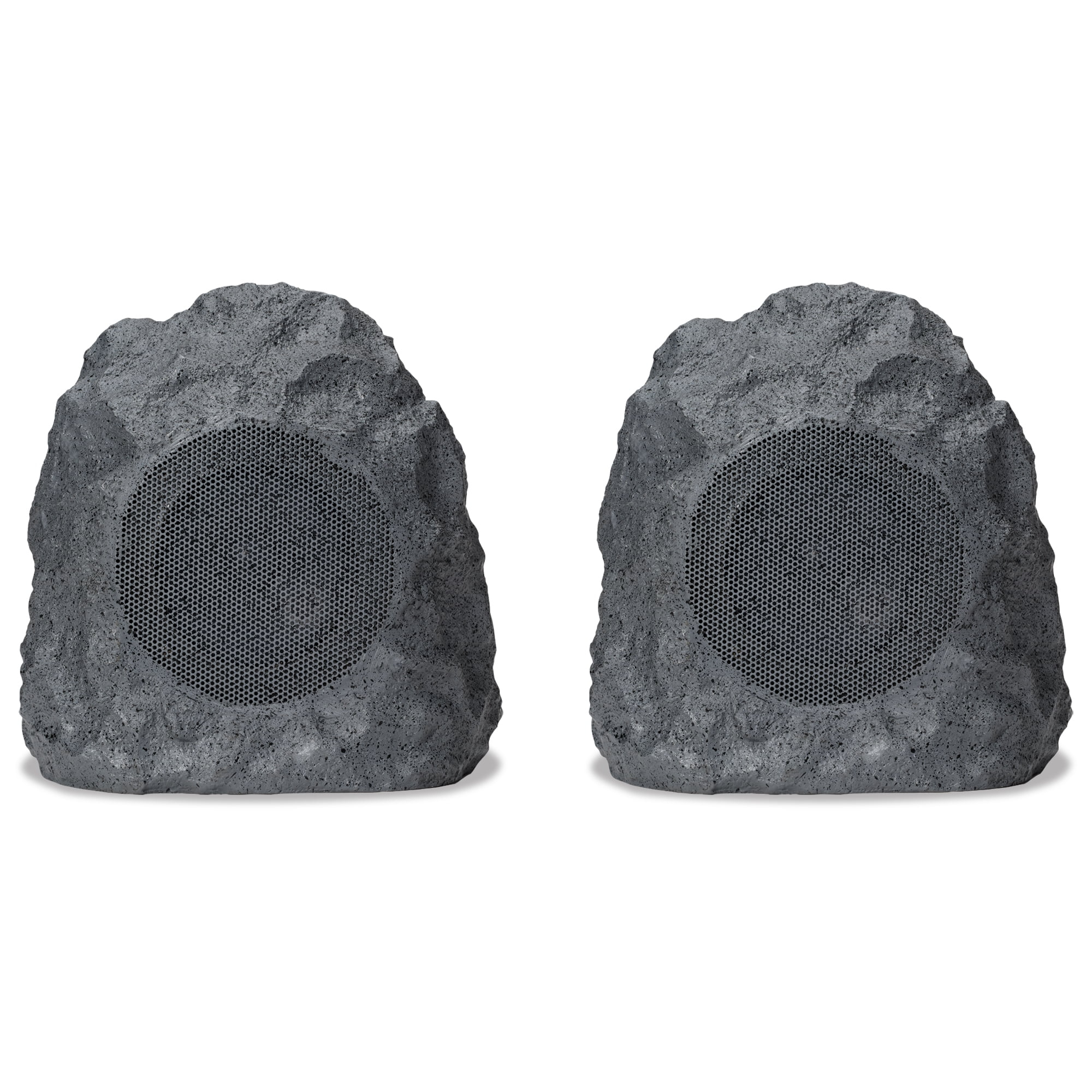 iLive ISBW422G Outdoor Bluetooth 20 Watts Power Rock Speakers with 2 USB charging cable, Gray