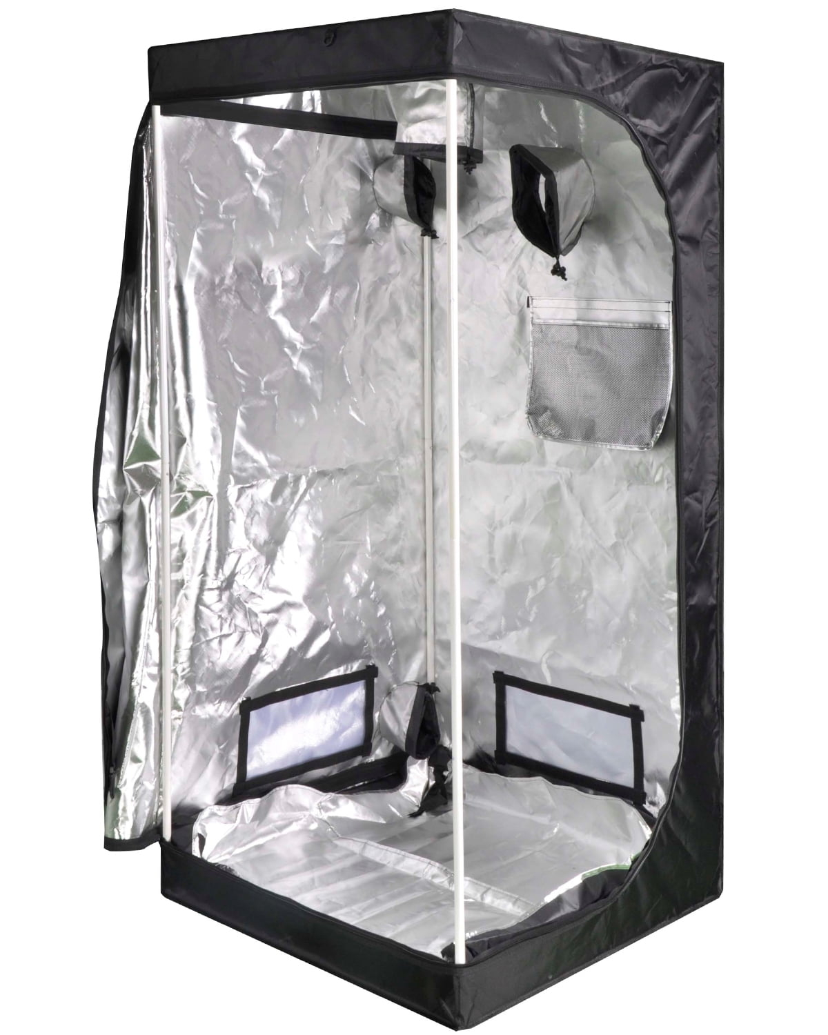 iPower Grow Tent, 36" x 36" x 72" Indoor Grow Tent with Observation Window, Removable Floor Tray and Tool Bag, for Plant Fruit Flower Veg Growing