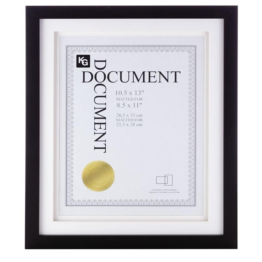 kieragrace KG Contemporary  Morgan Frame  10.5" x 13" Black Engineered Wood