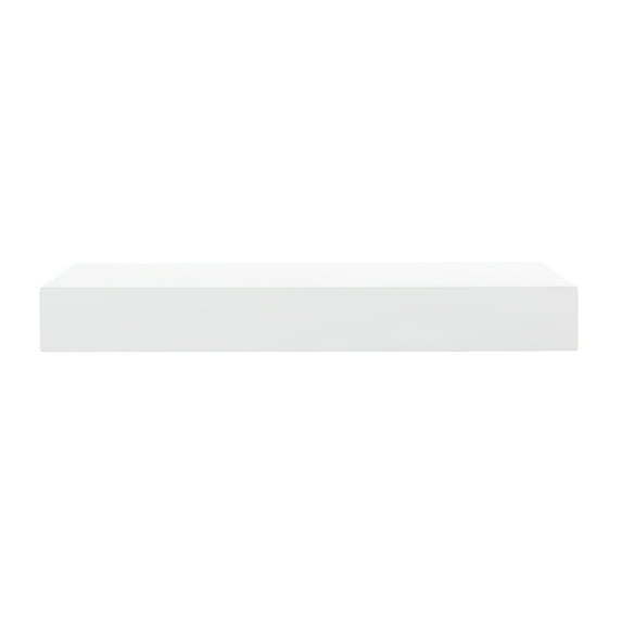 kieragrace Stockholm Floating Wall Shelf White 12inch Engineered Wood Modern