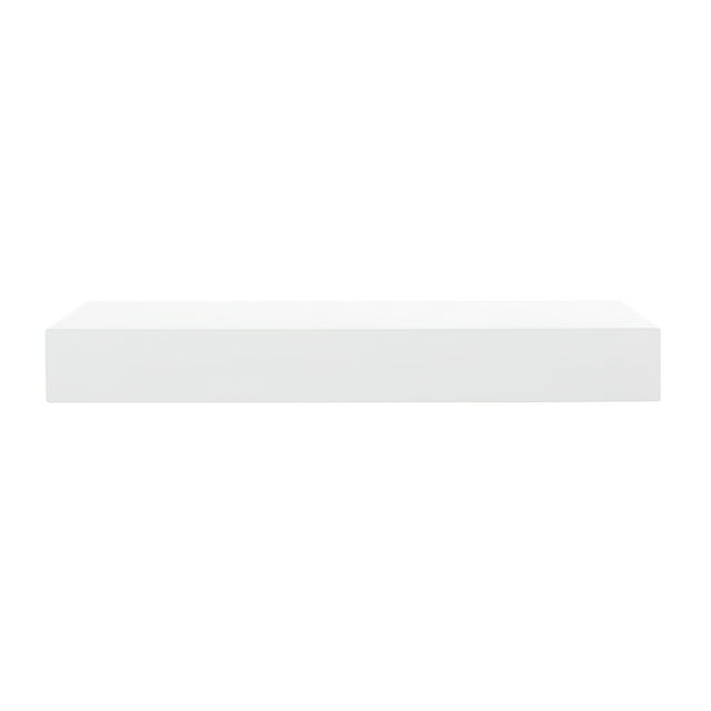 kieragrace Stockholm Floating Wall Shelf White 12inch Engineered Wood Modern