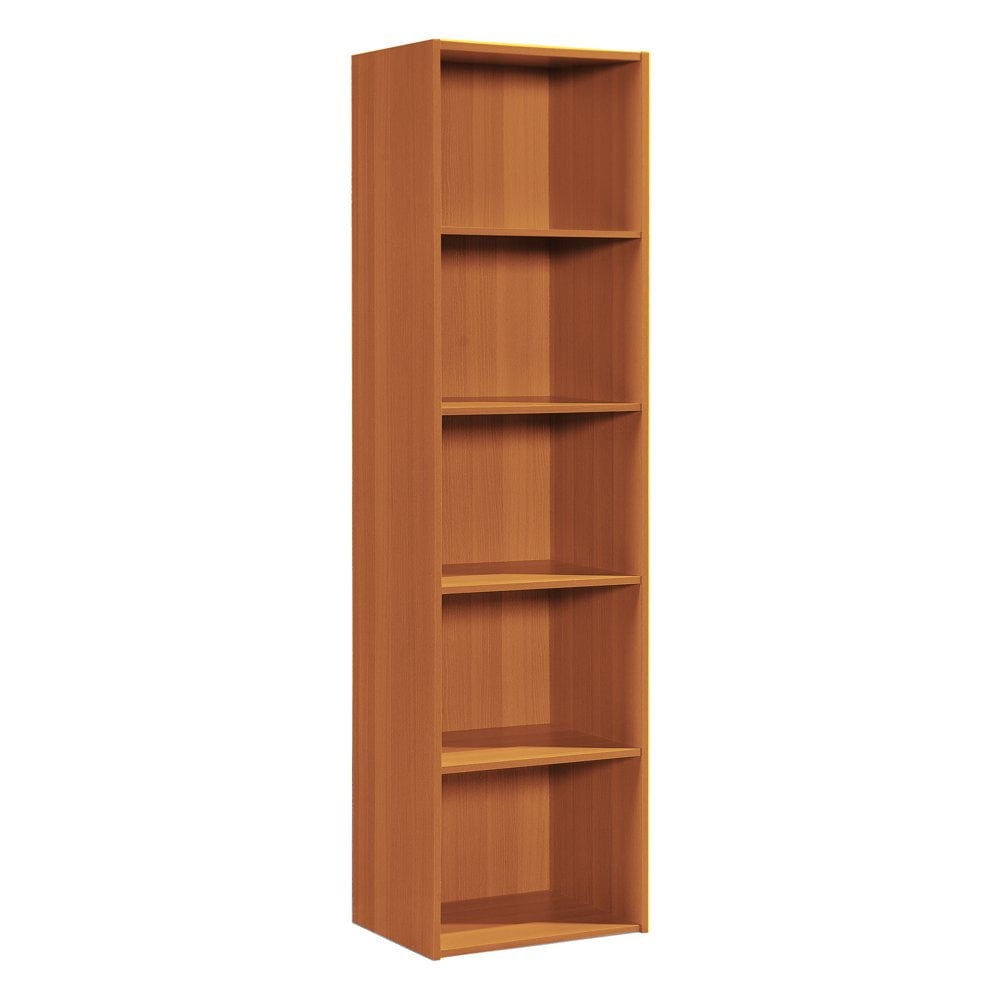 Hodedah 12 x 16 x 47 Inch 5 Shelf Bookcase & Office Organizer, Cherry