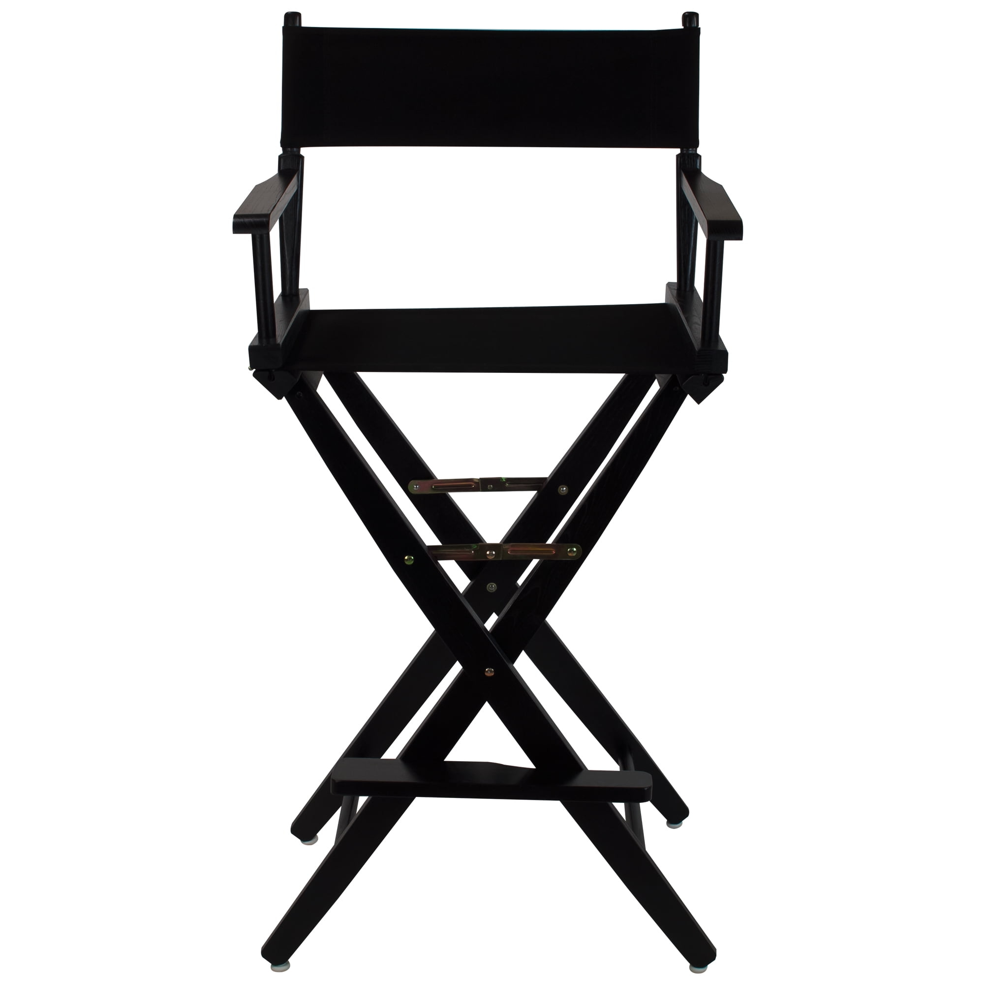 206-32-032-15 30 in. Extra-Wide Premium Directors Chair, Black Frame with Black Color Cover