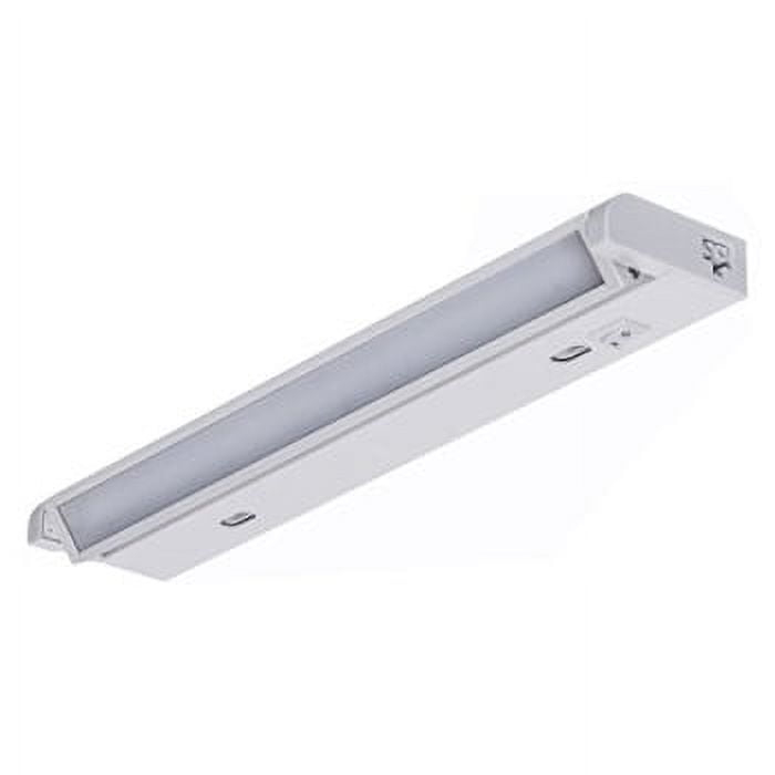 nadair 11" led under cabinet lighting kit swivel plug-in ultra-slim closet or kitchen cabinet light dimmable with 3 color modes built-in, linkable