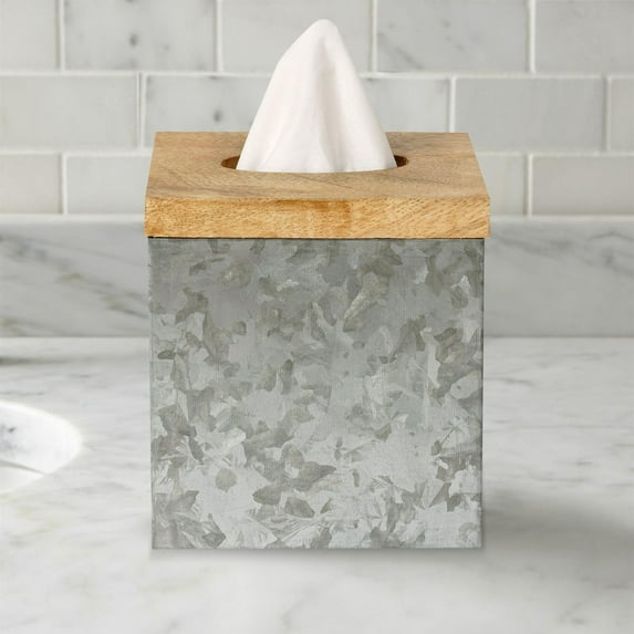 nu steel Confetti collection Tissue Box Cover Perfect For Home & Bathroom Accessories