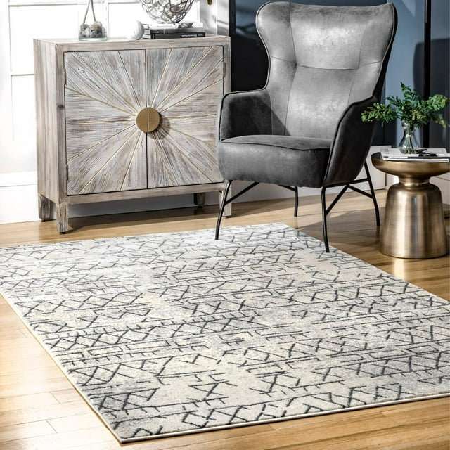 nuLOOM Bodrum Faded Banded Tribal Area Rug, 5' x 8', Beige