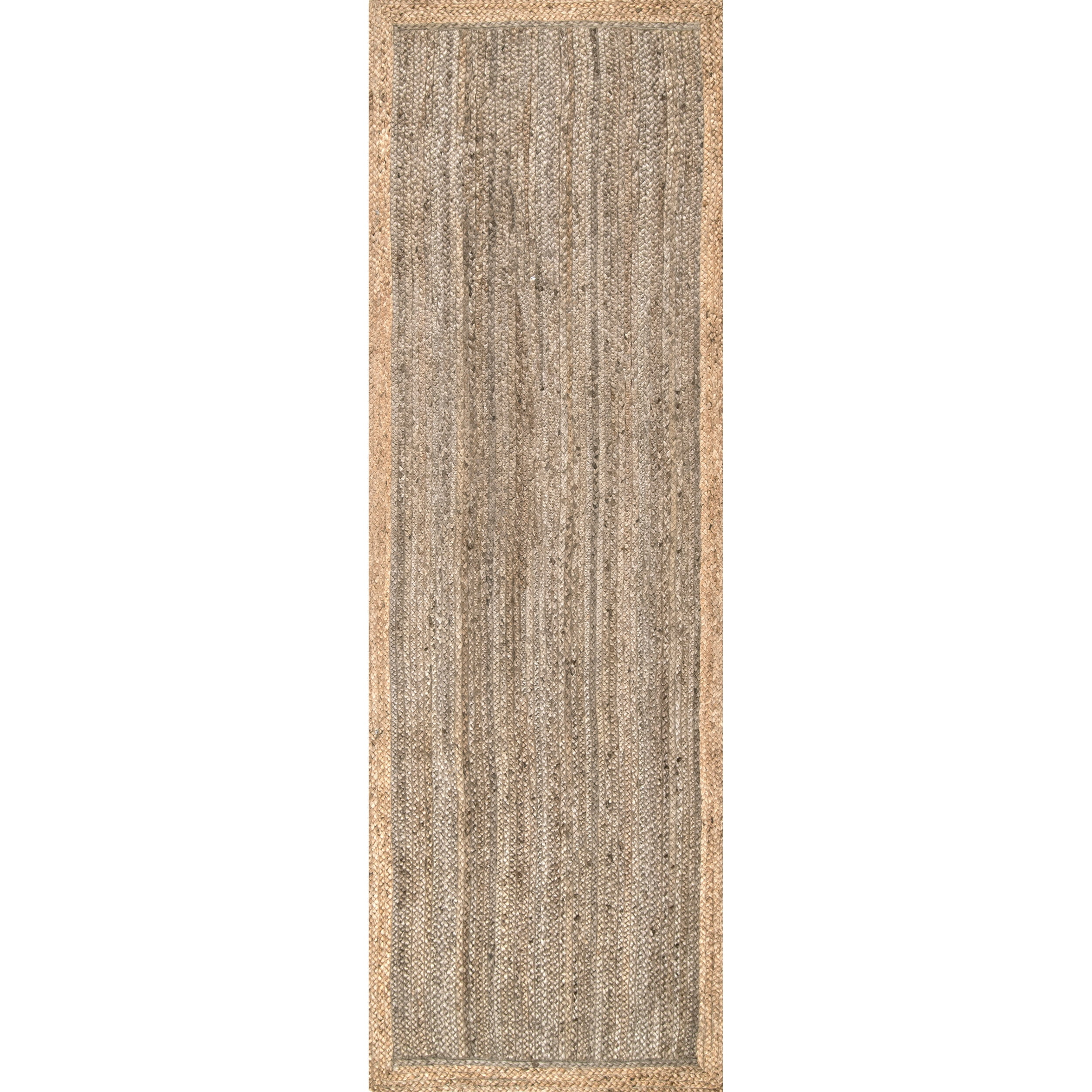 nuLOOM Eleonora Casual Jute Area Rug, 2' 6" x 8', Runner, Eleonora Grey