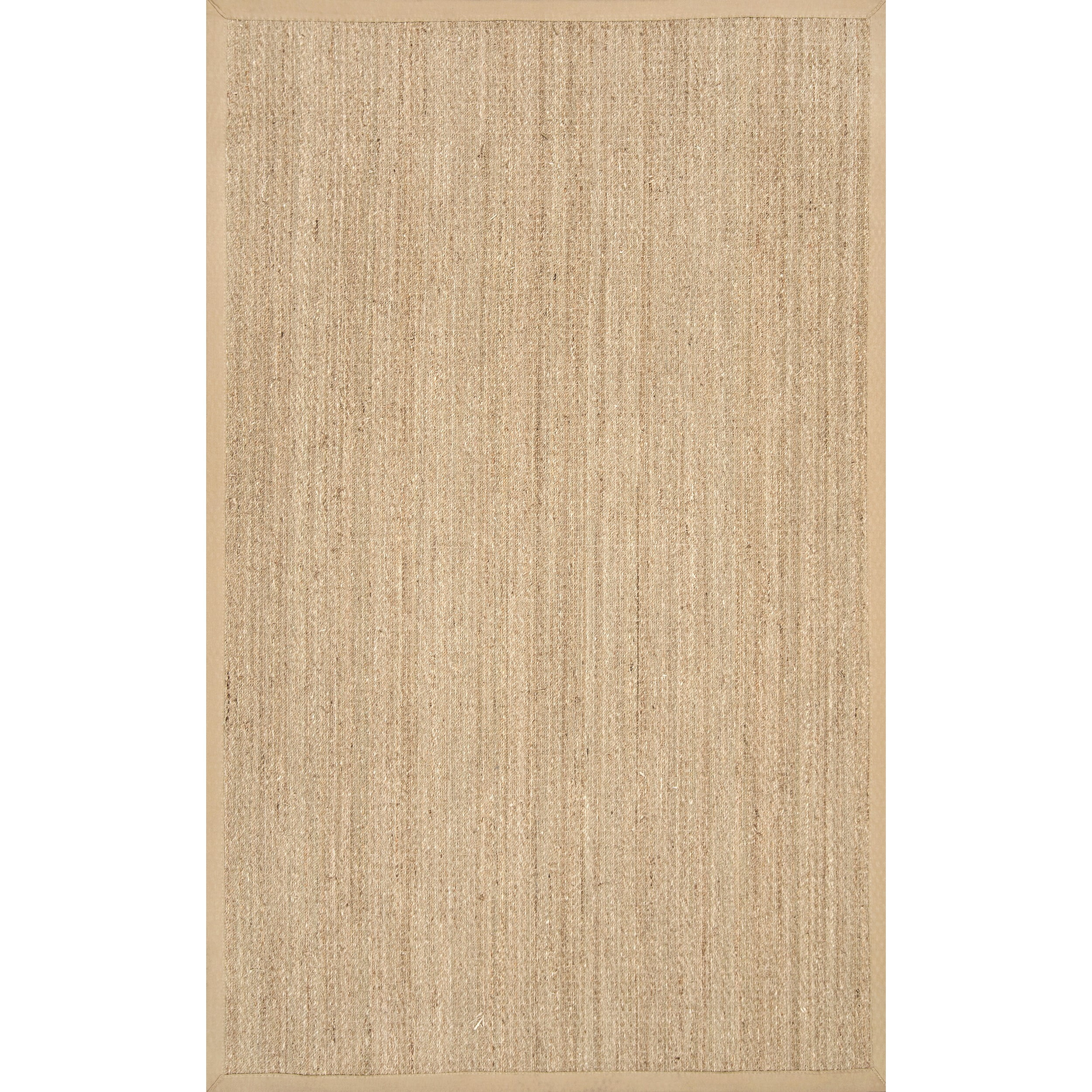 nuLOOM Elijah Seagrass Natural Area Rug, 5' x 8', Beige