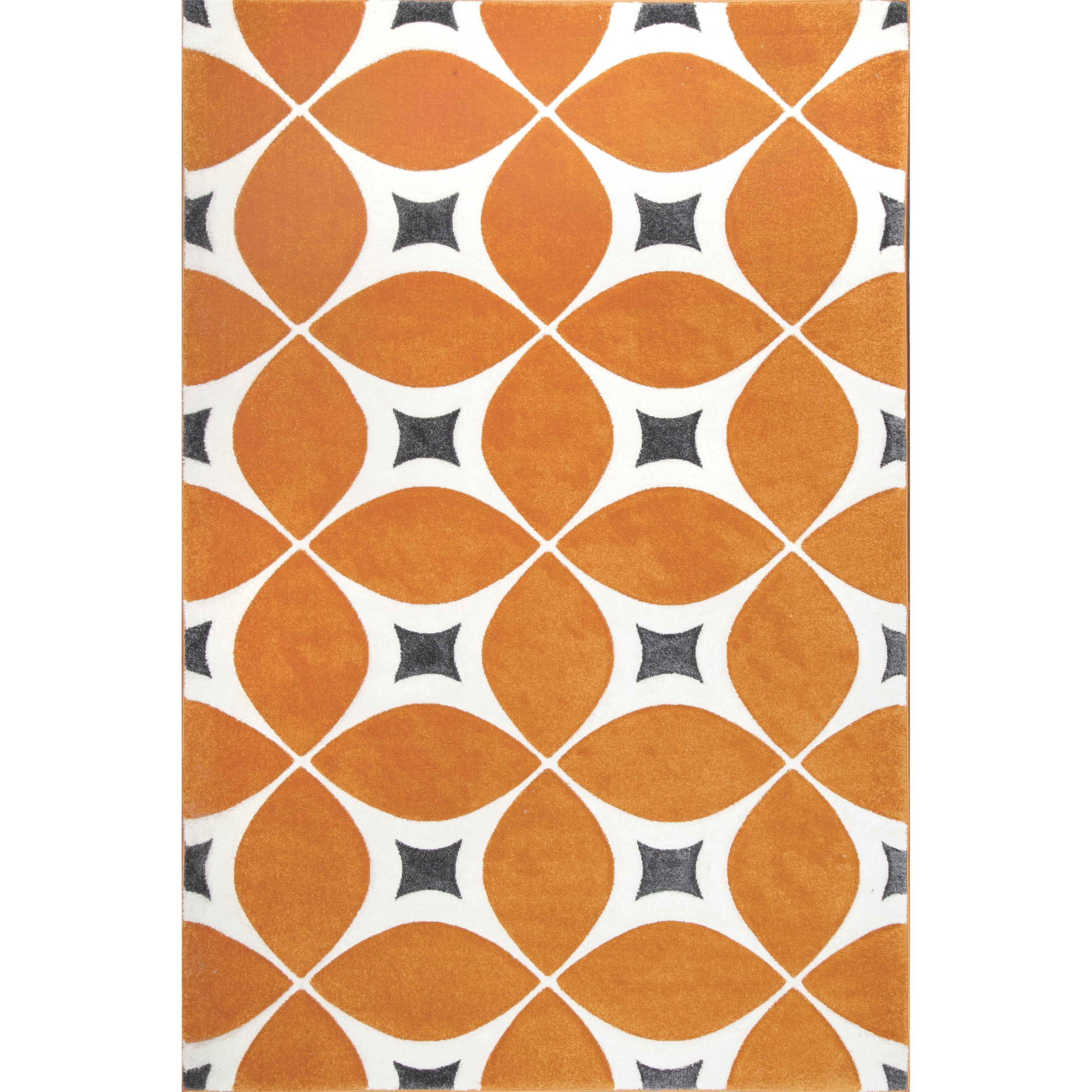 nuLOOM Gabriela Contemporary Accent Rug, 3' x 5', Deep Orange