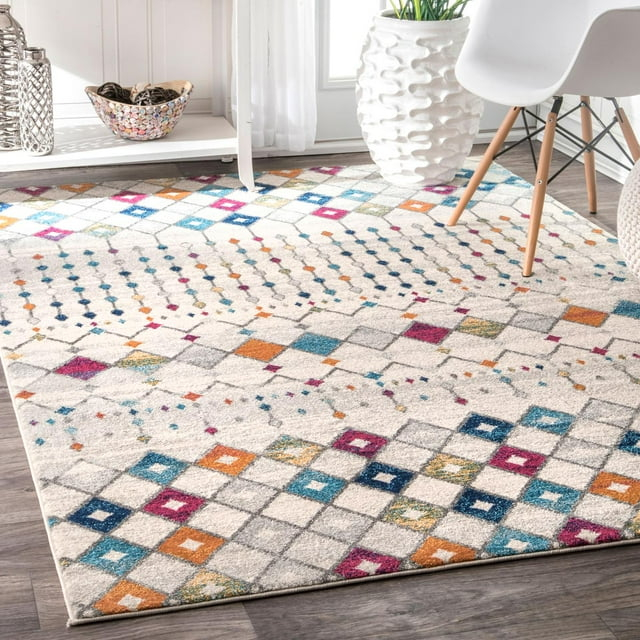 nuLOOM Moroccan Blythe Multicolor 2' x 3' Transitional Area Rug
