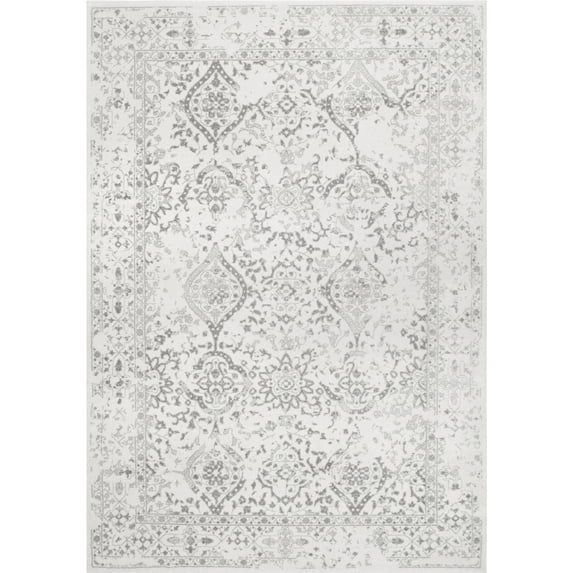 nuLOOM Odell Faded Vintage Ivory 6' 7" x 9' Vintage Area Rug
